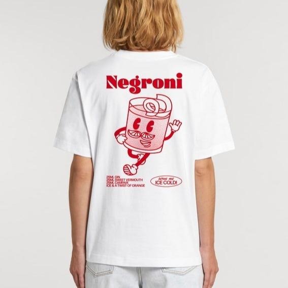 NEGRONI T Shirt | Unisex T Shirt | Cocktail T Shirt | Graphic T Shirt | Retro Cartoon T Shirt | Aesthetic T Shirt |...