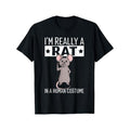NEW LIMITED I'm Really A Rat In A Human Costume Halloween Funny T-Shirt Made in USA Hoodie, Sweatshirt | ZylaModa.com