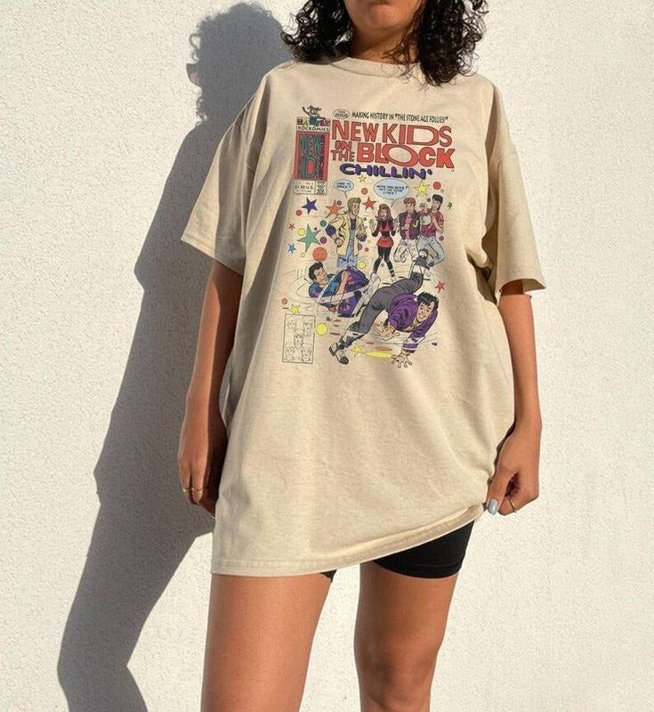 NKOTB T-Shirt, New Kids On The Block Music Fan Gift Tee Hoodie, Sweatshirt | ZylaModa.com