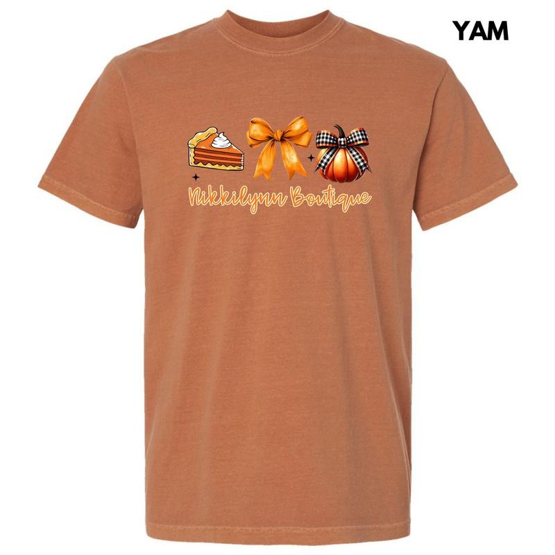 NLB Merch - Thanksgiving Things Collage Comfort Colors T-Shirt 'NLB' Hoodie, Sweatshirt | ZylaModa.com