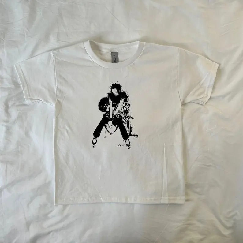 Nana Anime Baby Tee, y2k clothing, Pinterest ,vintage, streetwear, trendy, black stones, hachi, nana osakistyle{n002}2...