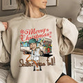 National Lampoons Vacation Sweater, Merry Christmas Shitter Was Full, Halloween Gift, Tee Print Hoodie, Sweatshirt