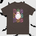 Neon Boo Gildan shirt, Halloween ghost Design, Unisex classic tee, Spooky tee Hoodie, Sweatshirt | ZylaModa.com
