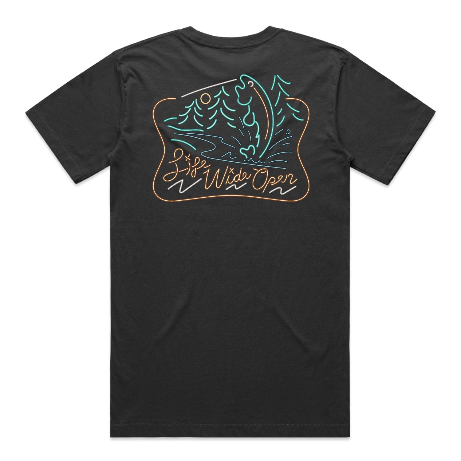 Neon Fishing Tee Hoodie, Sweatshirt | ZylaModa.com (Image 1)