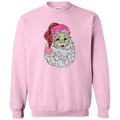 Neon Pink Santa Sequin Patch Sweatshirt T-Shirts, Hoodie | ZylaModa.com