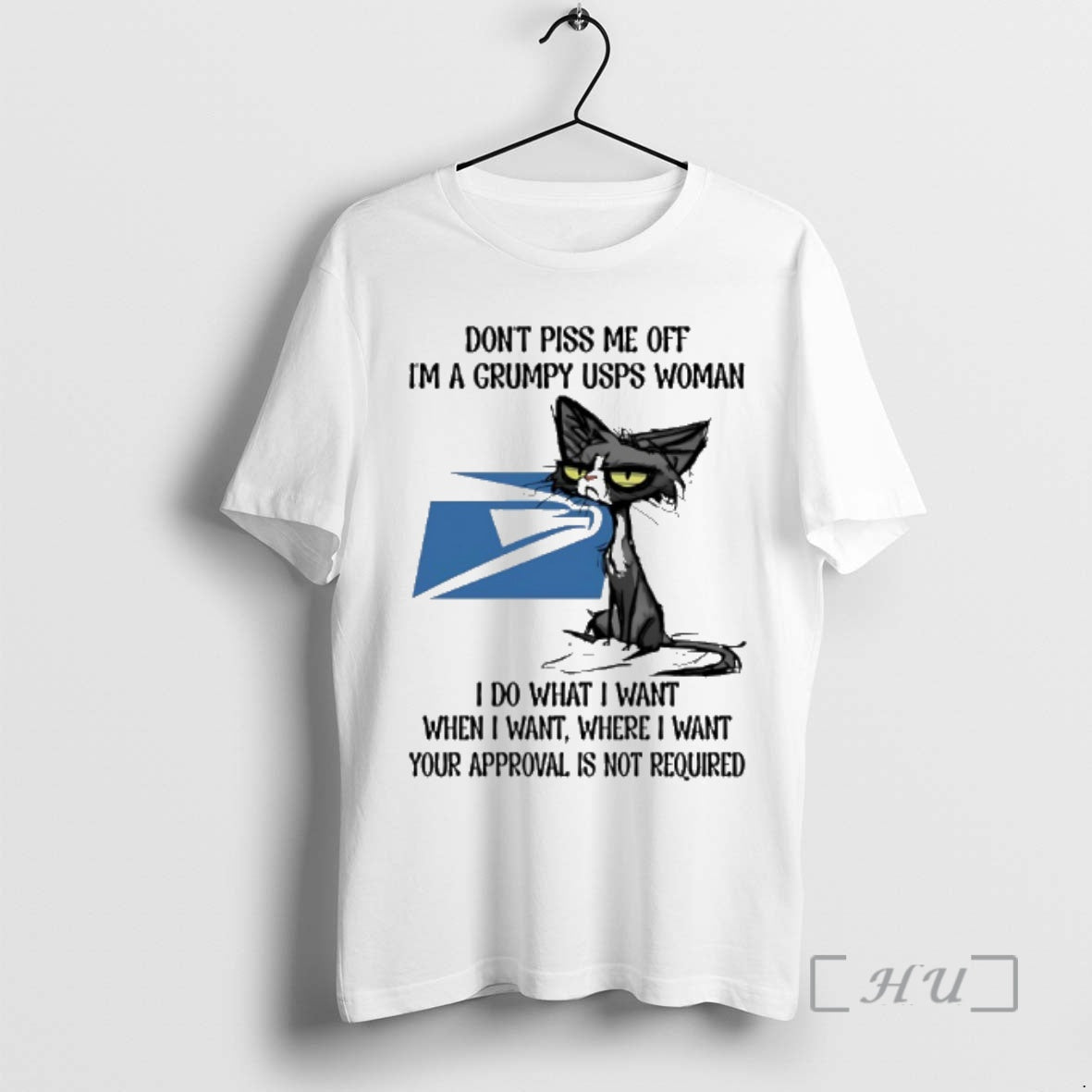 New Dont Piss Me Off Im A Grumpy Cat Usps Woman Premium T Shirts Sweater Hoodie, Sweatshirt | ZylaModa.com