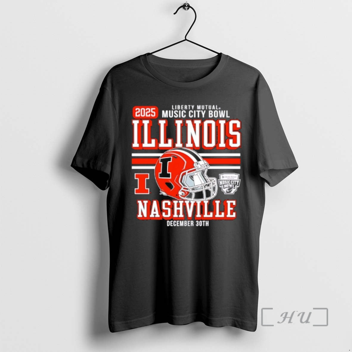 New Illinois Football 2025 Music City Bowl Helmet T-Shirts, Hoodie, Sweatshirt | ZylaModa.com