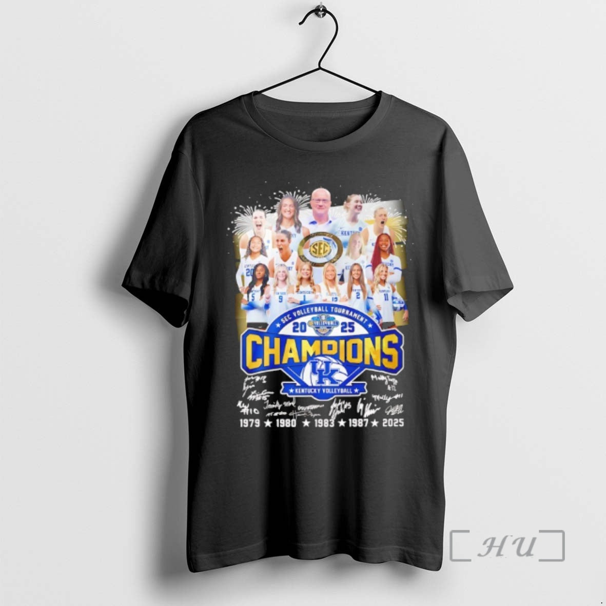New Kentucky Volleyball 2025 Sec Volleyball Tournament Champions Signatures T-Shirts, Hoodie, Sweatshirt | ZylaModa.com