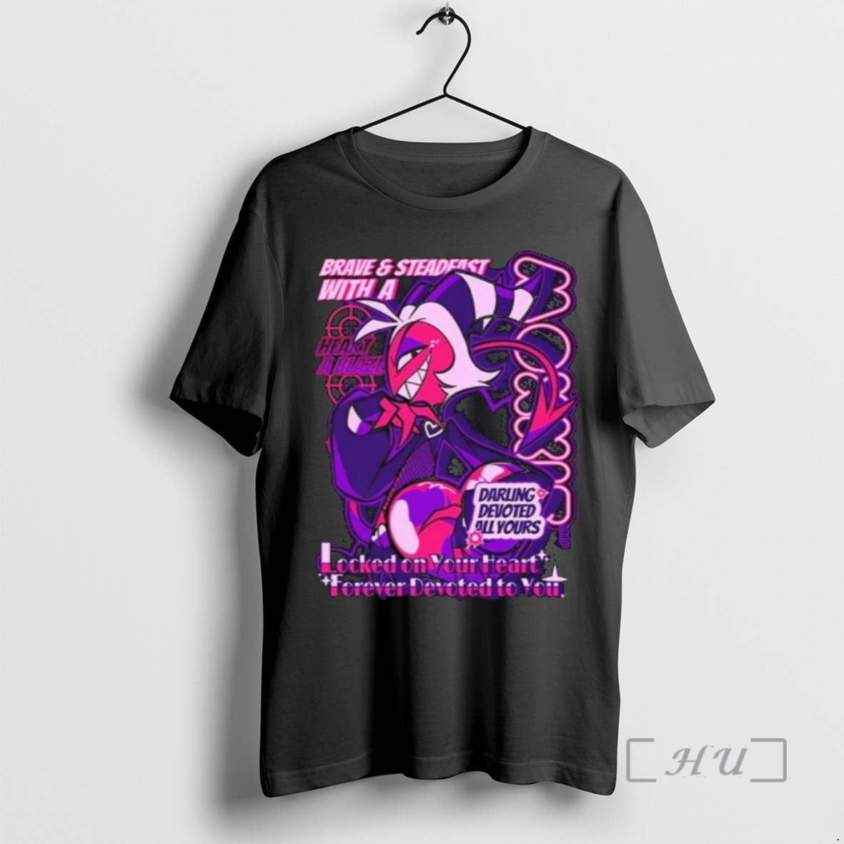 New Moxxie From Helluva Boss With Love T-Shirts, Hoodie, Sweatshirt | ZylaModa.com