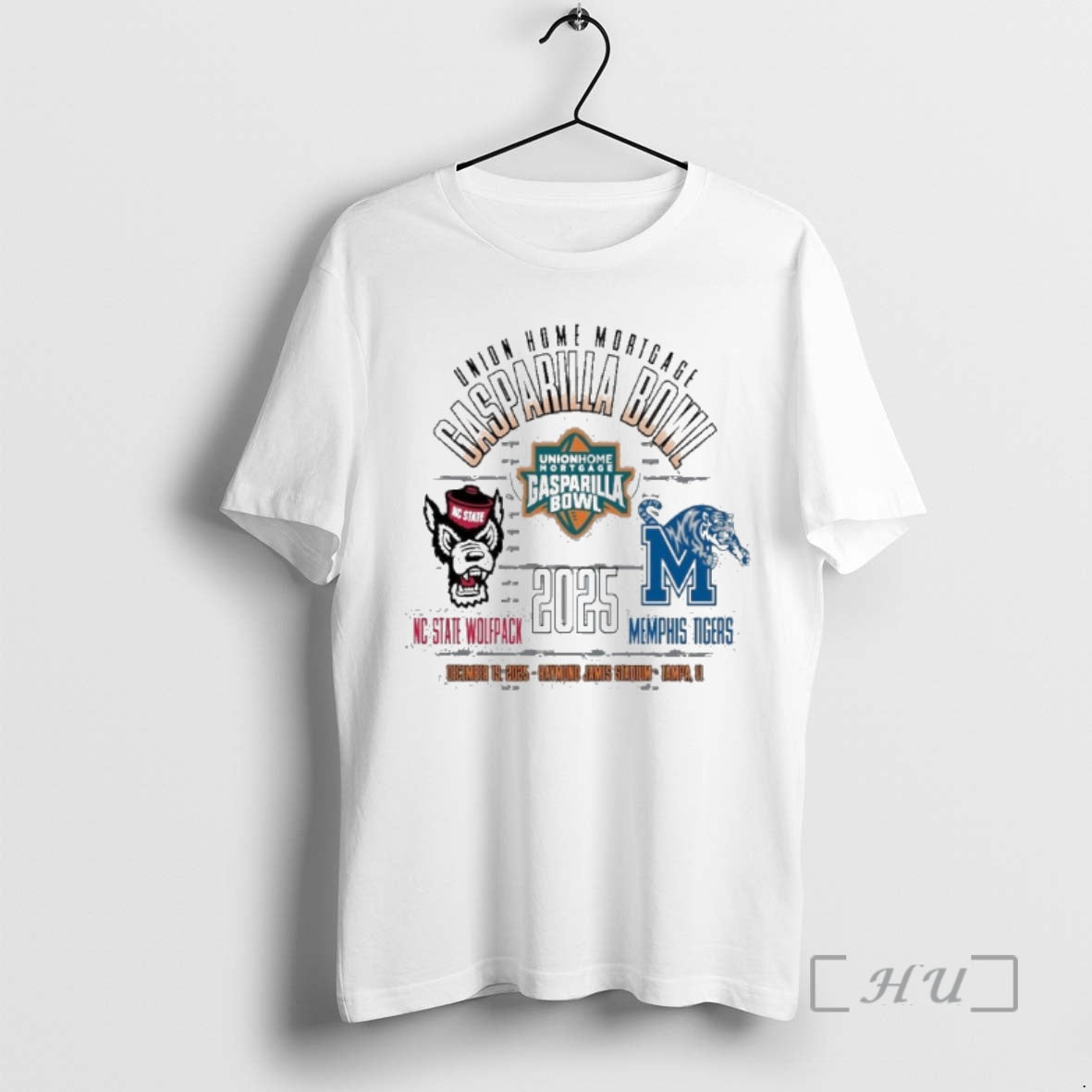 New Nc State Wolfpack Vs Memphis Tigers 2025 Union Home Mortgage Gasparilla Bowl Premium T-Shirts, Hoodie, Sweatshirt