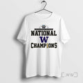New Ncaa Division I Washington Huskies 2025 National Champions Logo T-Shirts, Hoodie, Sweatshirt | ZylaModa.com