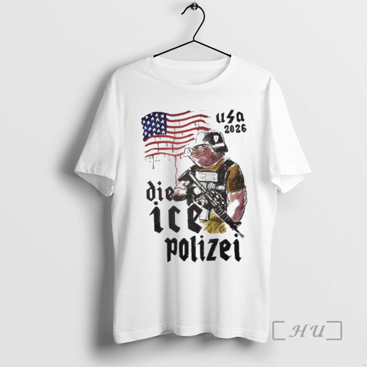 New Pig Ice The Trumps Gestapo Usa 2026 Die Ice Polizei Premium T Shirts Sweater Hoodie, Sweatshirt | ZylaModa.com