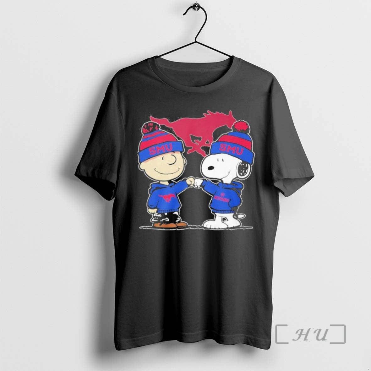 New The Peanuts Fist Bump X Smu Mustangs T-Shirts, Hoodie, Sweatshirt | ZylaModa.com