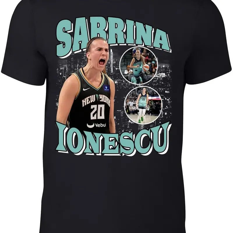 New York Sabrina Ionescu Bootleg Style T-Shirt Hoodie, Sweatshirt | ZylaModa.com
