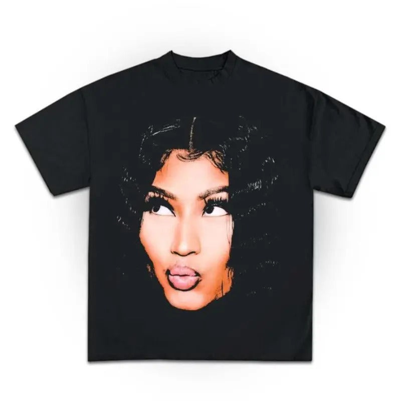 Nicki Girl Minajj Rap Graphic T-Shirt - Oversized Streetwear Tee Hoodie, Sweatshirt | ZylaModa.com