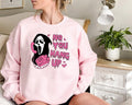No You Hang Up Sweatshirt, Ghostface Valentine Shirt, Halloween Shirt, Horror Movie Sweatshirt, Funny Valentine...
