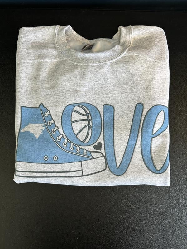 North Carolina Basketball Love Sweatshirt T-Shirts, Hoodie | ZylaModa.com