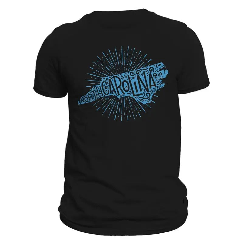 North Carolina State Men's T-Shirt Casual Crewneck Classic Cotton Tee with Graphic Design Hoodie, Sweatshirt | ZylaModa.com
