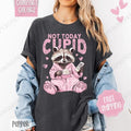 Not Today Cupid Shirt Comfort Colors, Valentine's Day Women's Tee, Funny Women's Tshirt Hoodie, Sweatshirt | ZylaModa.com