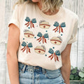 Nurse American Flag Shirt 4th Of July Shirt Independence Day Shirt For Nurse Coquette Bow American Flag Tshirt American...