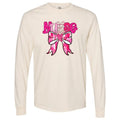 Nurse Valentine Coquette Long Sleeve Comfort Colors T-Shirt Hoodie, Sweatshirt | ZylaModa.com