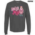 Nutcracker Holly Jolly Long Sleeve Comfort Colors T-Shirt 'NLB' Hoodie, Sweatshirt | ZylaModa.com