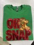 OH SNAP Sequin Patch Gildan Sweatshirt T-Shirts, Hoodie | ZylaModa.com