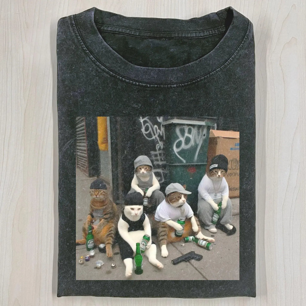 OUTLAW CAT 3.24 T-SHIRT Hoodie, Sweatshirt | ZylaModa.com (Image 1)