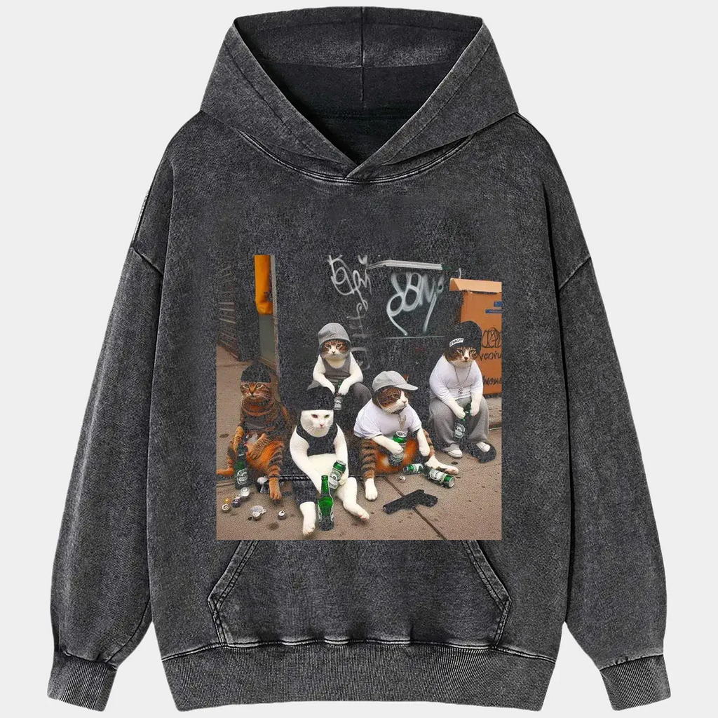OUTLAW CAT TEE Hoodie, Sweatshirt | ZylaModa.com (Image 2)
