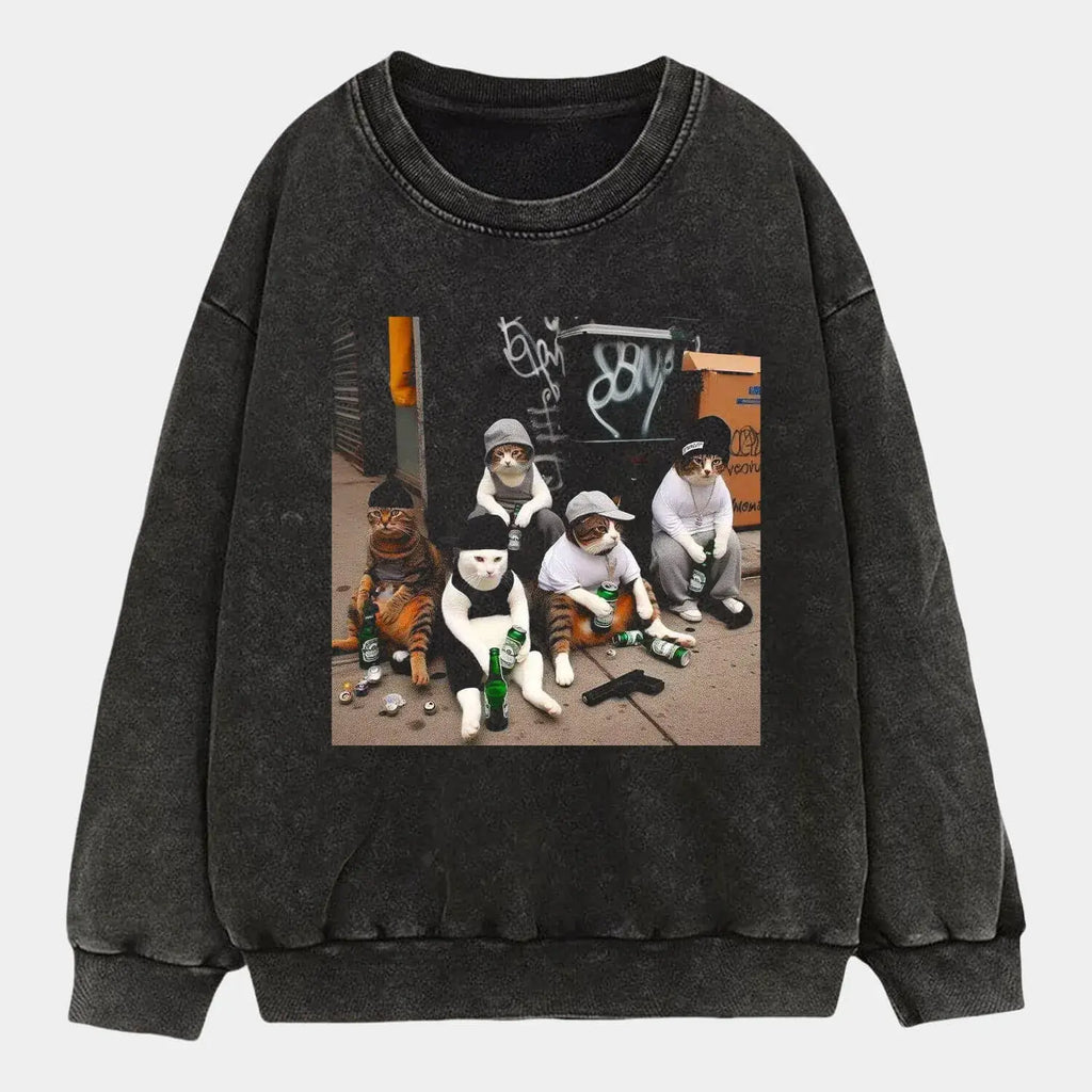 OUTLAW CAT TEE Hoodie, Sweatshirt | ZylaModa.com (Image 5)