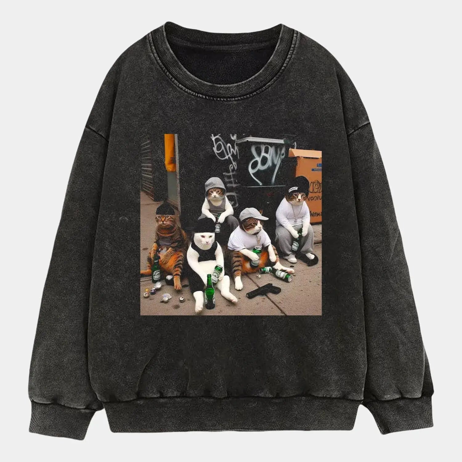 OUTLAW CAT TEE Hoodie, Sweatshirt | ZylaModa.com (Image 5)