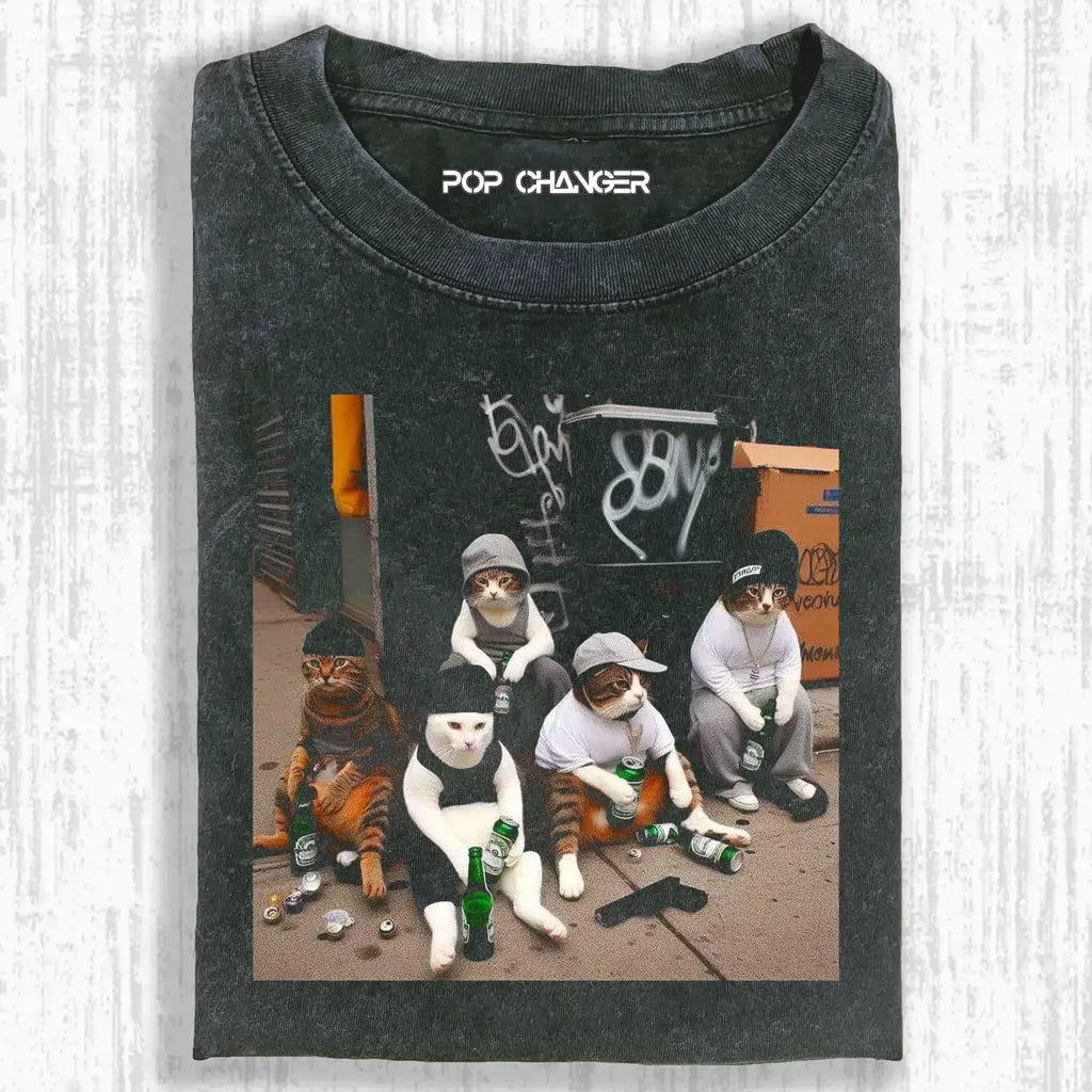 OUTLAW CAT TEE Hoodie, Sweatshirt | ZylaModa.com (Image 4)