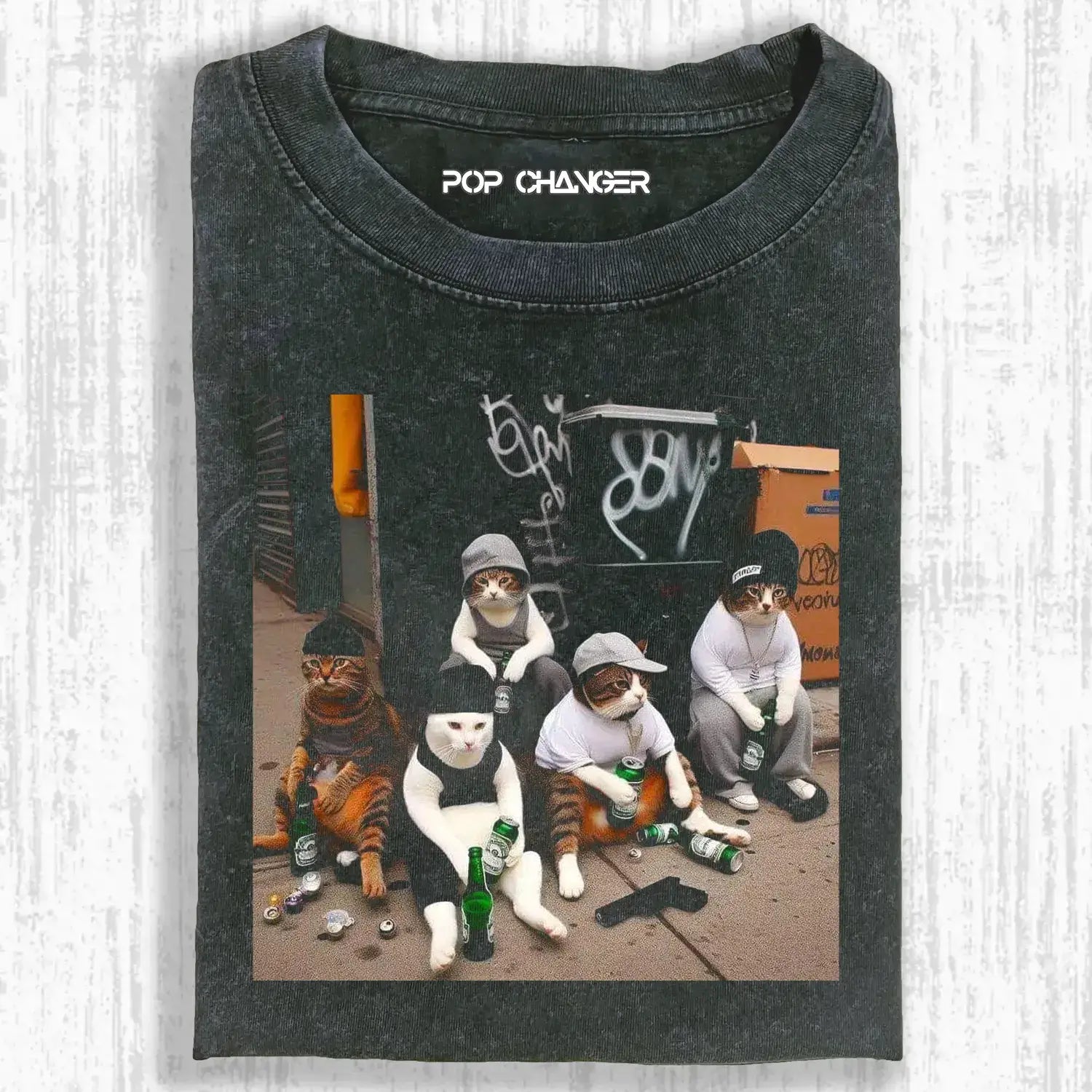 OUTLAW CAT TEE Hoodie, Sweatshirt | ZylaModa.com (Image 4)
