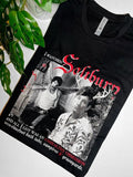 Obsessed With Saltburn Fan shirt, white and red ink, unisex shirt. Hoodie, Sweatshirt | ZylaModa.com
