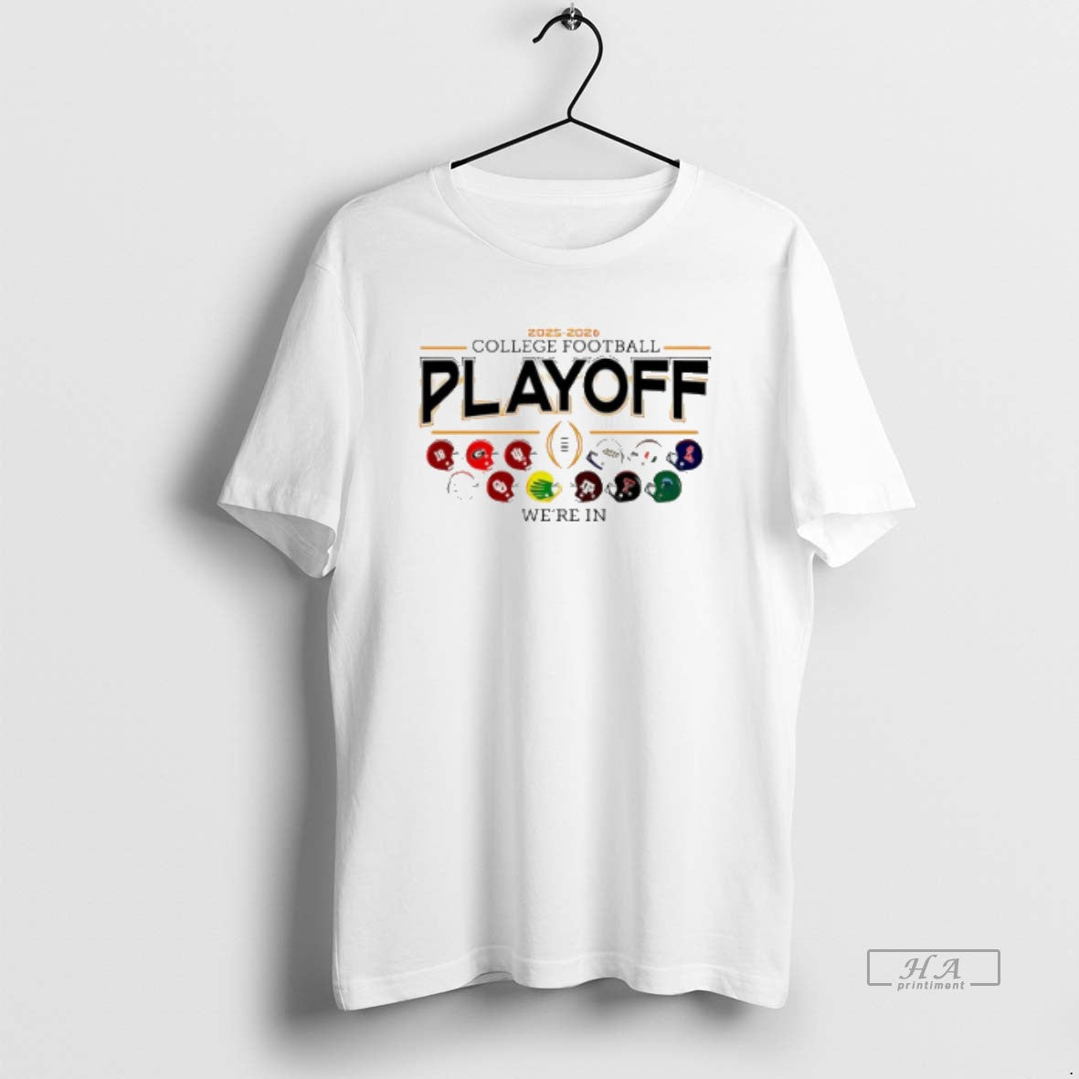 Official 2025 26 Cfp 12 Team Football Helmet Were In T-Shirts, Hoodie, Sweatshirt | ZylaModa.com
