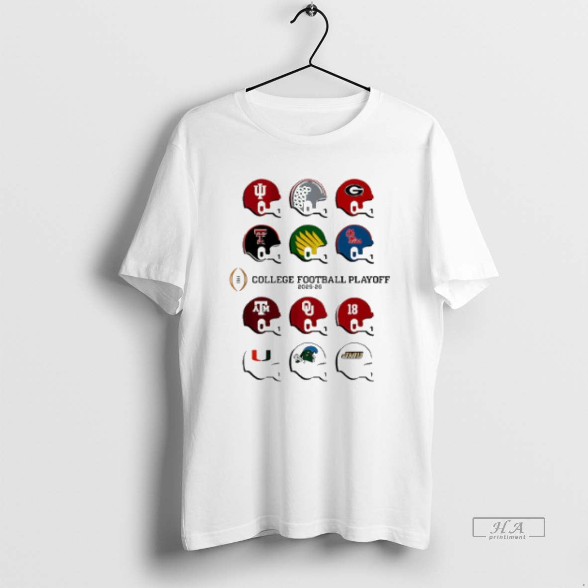 Official 2025 College Football Playoff Field Toy Team Helmets T-Shirts, Hoodie, Sweatshirt | ZylaModa.com