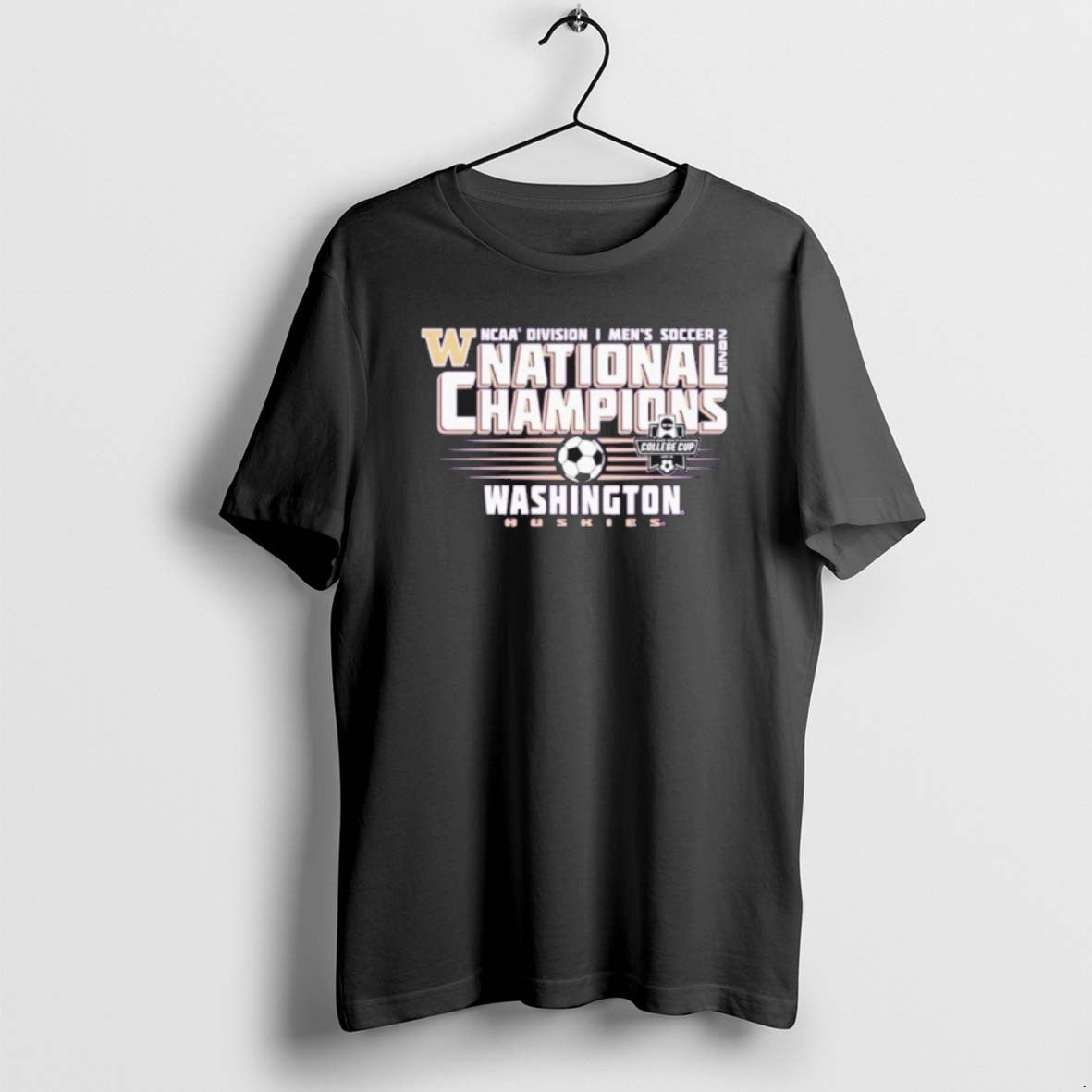 Official 2025 Ncaa Mens Soccer National Champions Washington Huskies T-Shirts, Hoodie, Sweatshirt | ZylaModa.com