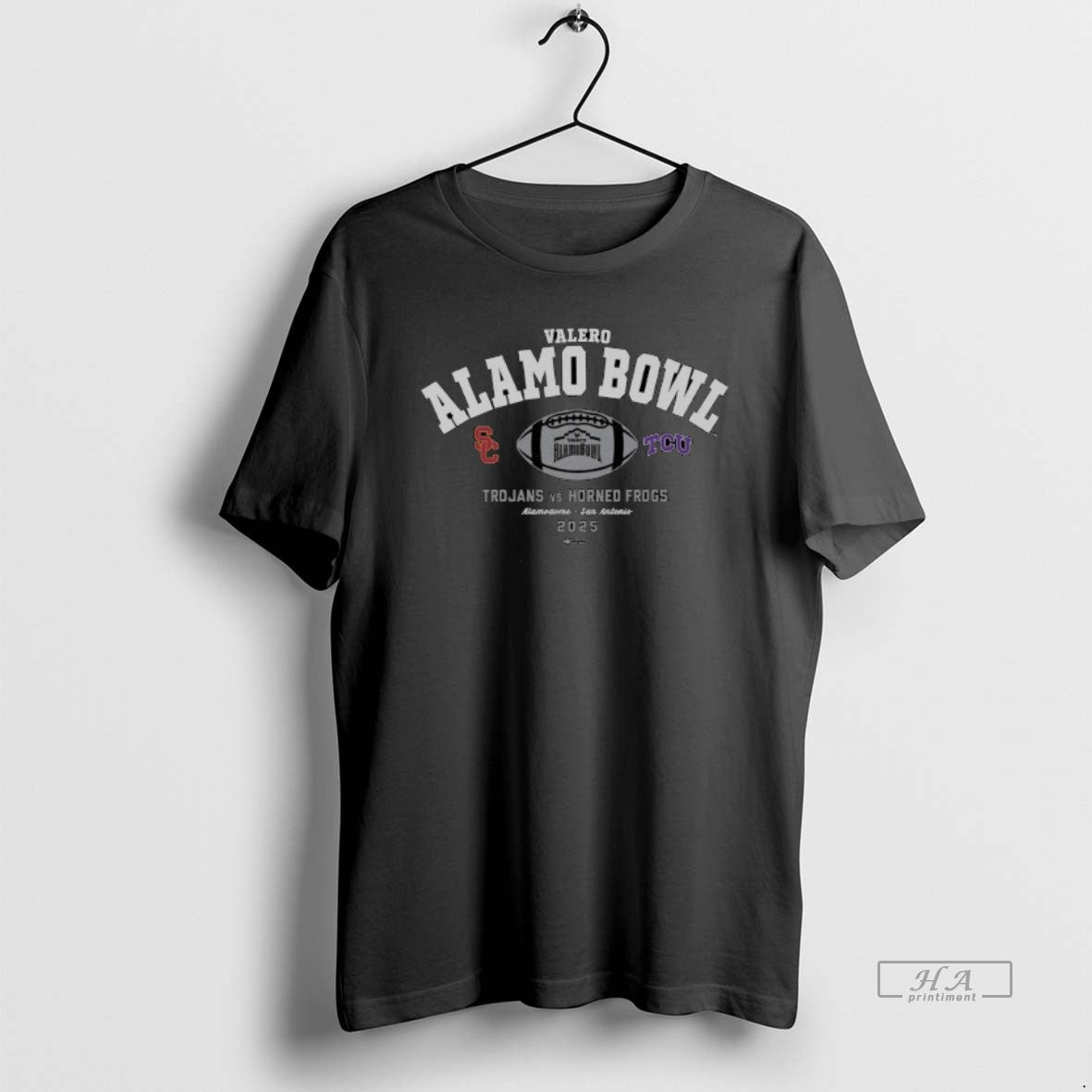 Official 2025 Valero Alamo Bowl 2 Team Usc Trojans Vs Tcu Horned Frogs T-Shirts, Hoodie, Sweatshirt | ZylaModa.com