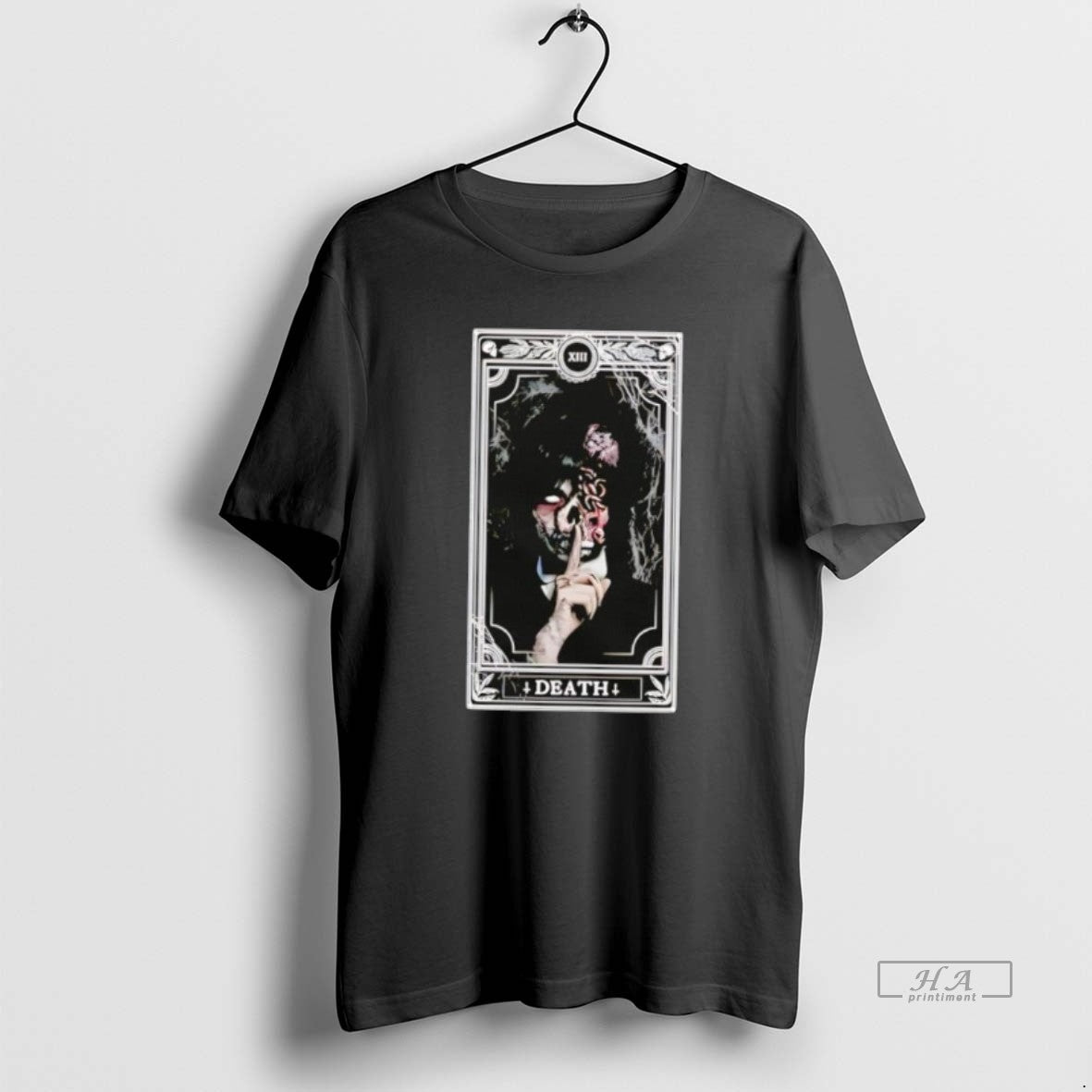 Official Addams Death Tarot Card Xiii Gothic T-Shirts, Hoodie, Sweatshirt | ZylaModa.com