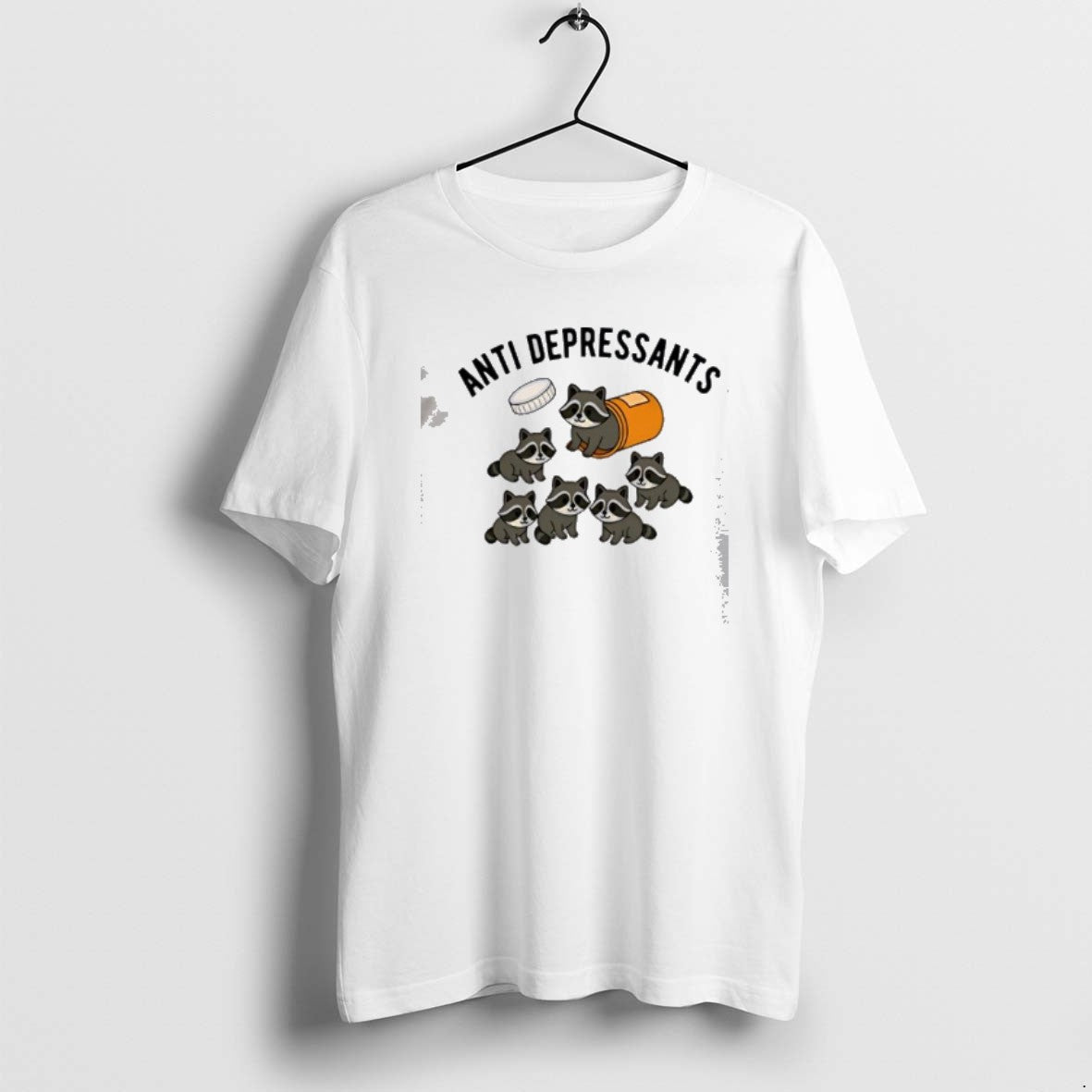 Official Anti Depressants Funny Raccoon T-Shirts, Hoodie, Sweatshirt | ZylaModa.com