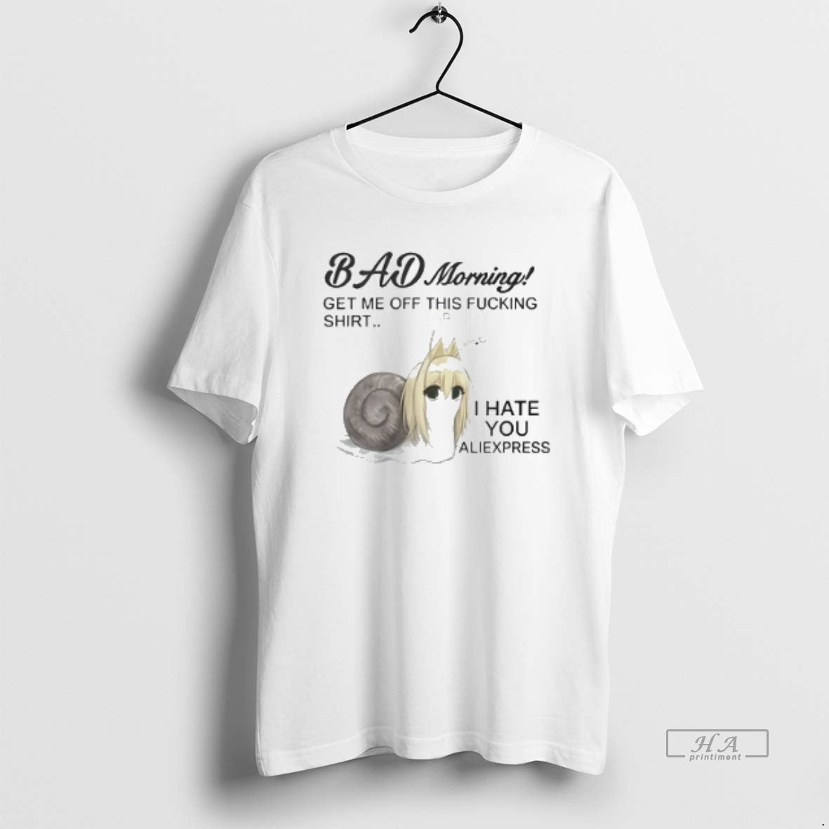 Official Bad Morning Get Me Off This Fucking I Hate You Aliexpress T-Shirts, Hoodie, Sweatshirt | ZylaModa.com