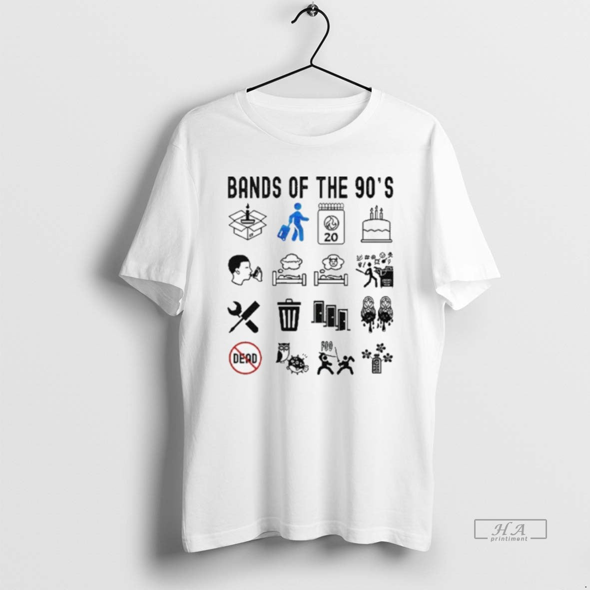 Official Bands Of The 90s T-Shirts, Hoodie, Sweatshirt | ZylaModa.com