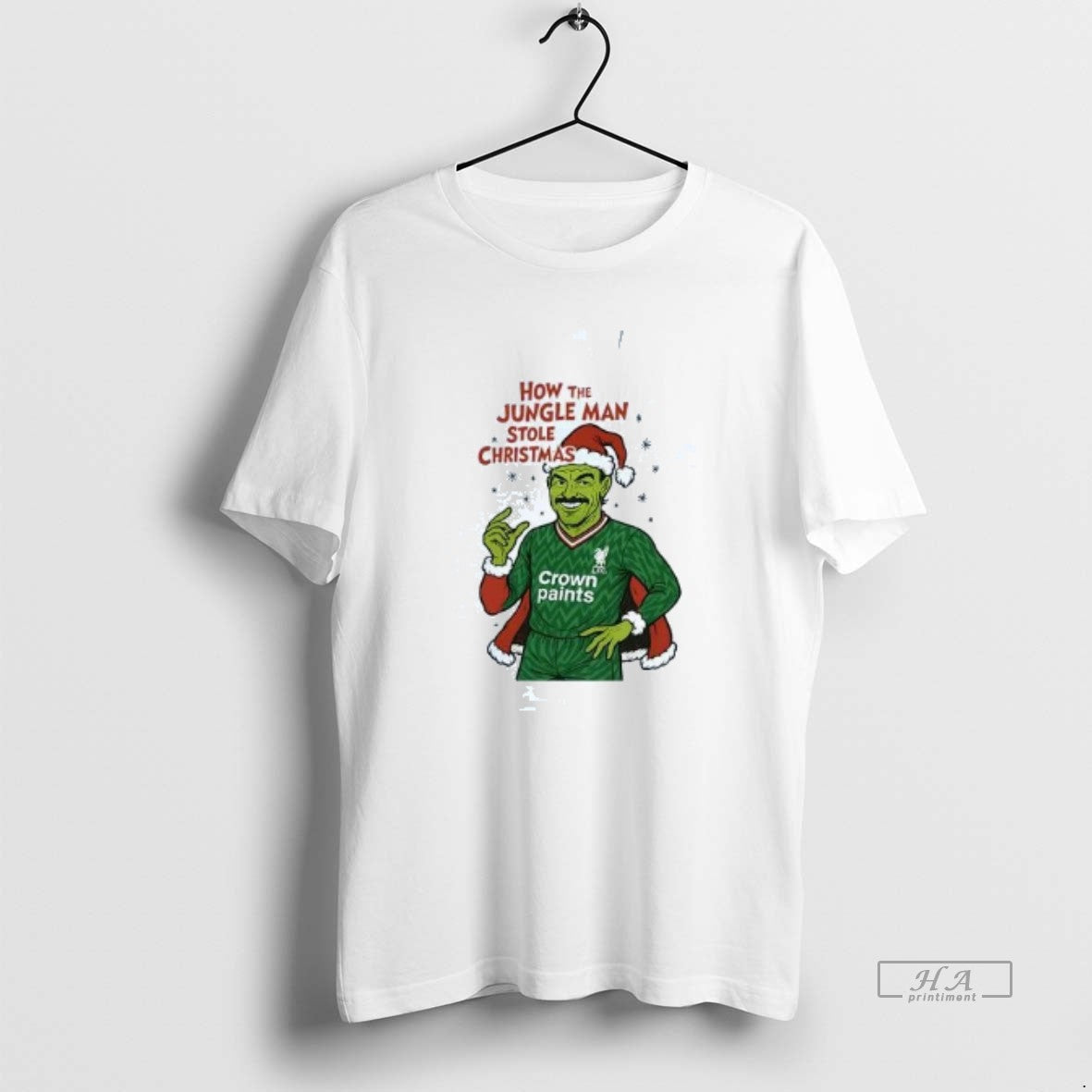 Official Bruce Grobbelaar How The Jungle Man Stole Christmas T-Shirts, Hoodie, Sweatshirt | ZylaModa.com