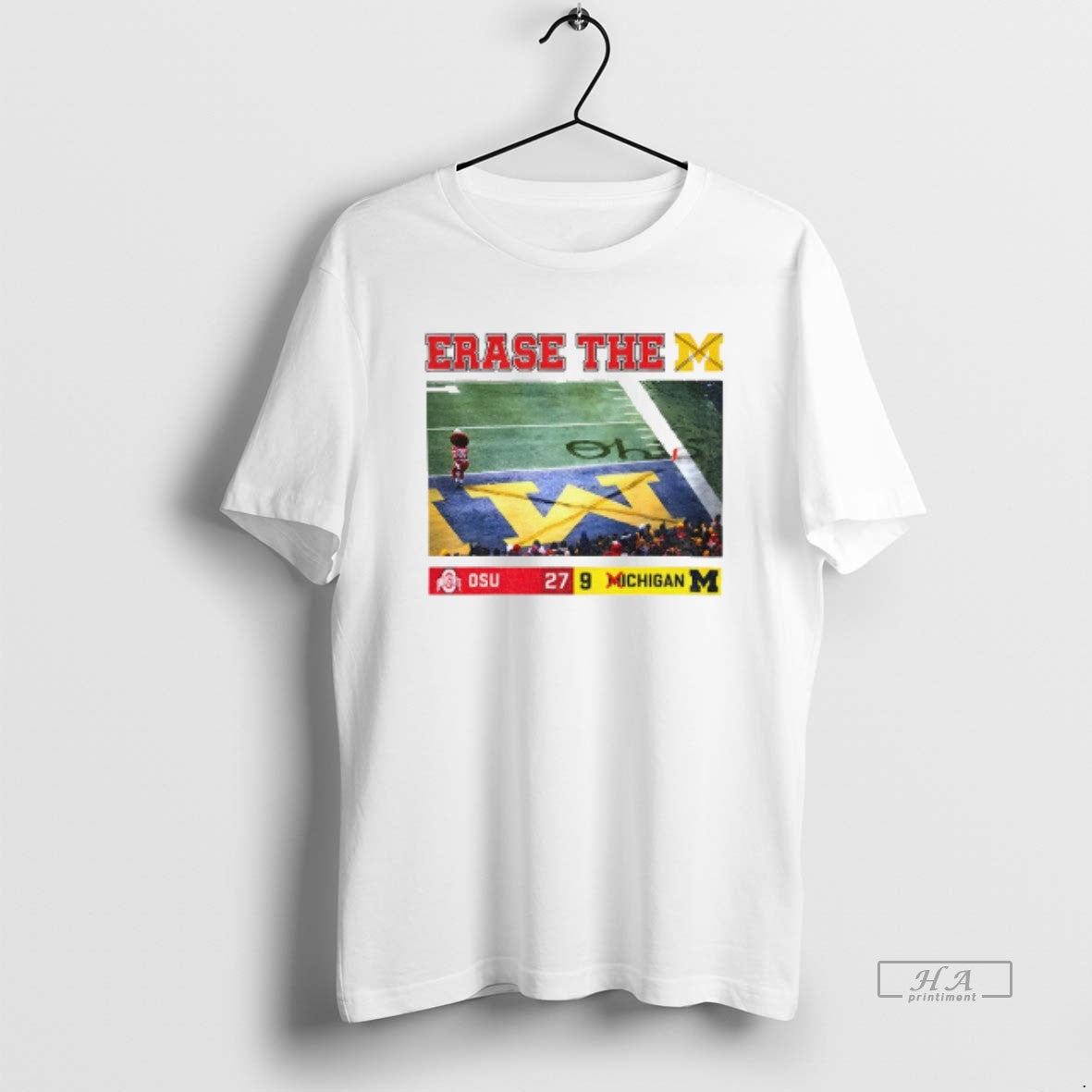 Official Brutus Vs Michigan Game Day 27 9 Erase The M Sports T-Shirts, Hoodie, Sweatshirt | ZylaModa.com