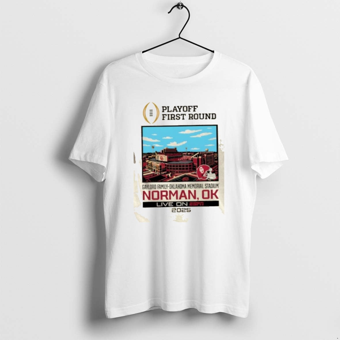 Official Cfp Playoff First Round 25 26 Oklahoma 1st Round Live From Gaylord Family Oklahoma T-Shirts, Hoodie, Sweatshirt