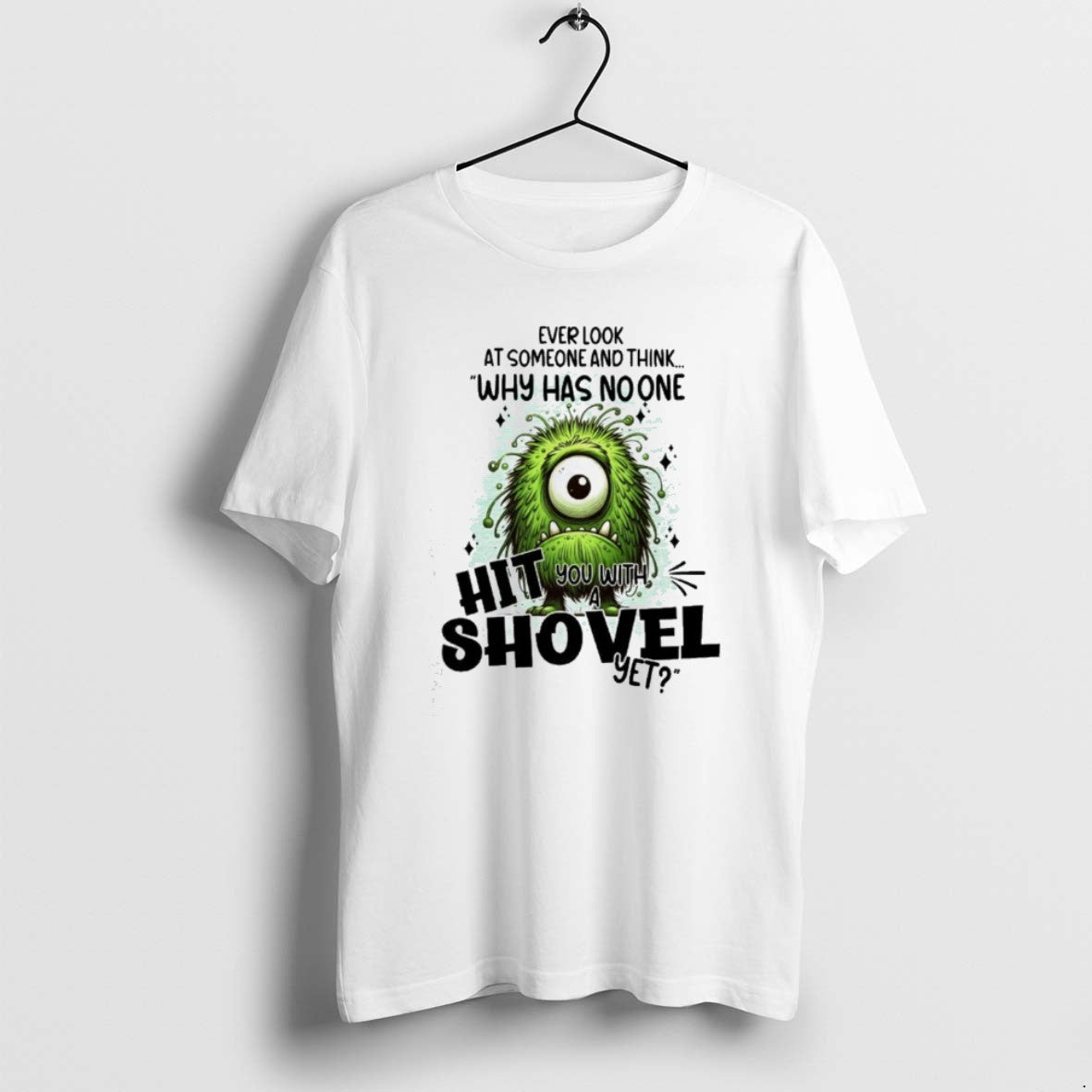 Official Cartoon Monster Ever Look At Someone And Think Why Has No One Hit You T-Shirts, Hoodie, Sweatshirt | ZylaModa.com