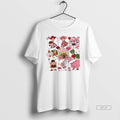 Official Cartoon Movie Pink Heart Valentine Coquette Valentines Day T-Shirts, Hoodie, Sweatshirt | ZylaModa.com