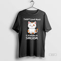Official Cat Todays Good Mood Is Sponsored By Sarcasm T-Shirts, Hoodie, Sweatshirt | ZylaModa.com