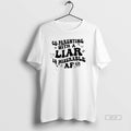 Official Co Parenting Lies With A Liar Is Miserable Af Fake News T-Shirts, Hoodie, Sweatshirt | ZylaModa.com