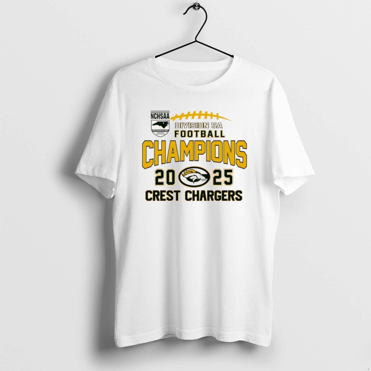 Official Crest Chargers 2025 Nchsaa Division 5a Football Champions Christmas T-Shirts, Hoodie, Sweatshirt | ZylaModa.com